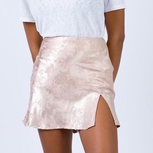 PRINCESS POLLY SILKY MINI CAMPAIGN SKIRT